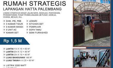 Dijual Rumah Lapangan Hatta Palembang