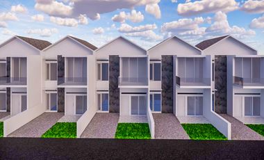 Dijual Rumah Palembang - 5 Unit Townhouse Baru Sako Borang