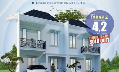 Hunian Estetik di Sriwijaya Townhouse Palembang Tipe 50/100