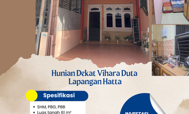 Dijual Rumah Palembang - Hunian Dekat Vihara Duta Lapangan Hatta