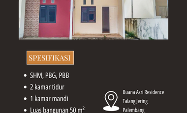 Dijual Rumah Palembang Talang Jering