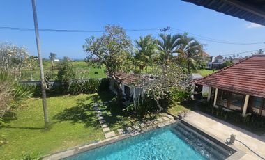 dijual villa view sawah lokasi kedungu tabanan