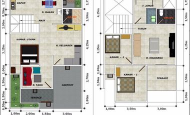 turun harga Rumah Cluster Pusat Kota Sukabumi 2 Lantai Hook