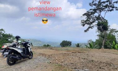 Tanah murah,view istimewa.cocok untuk investasi,hunian,villa,homestay.