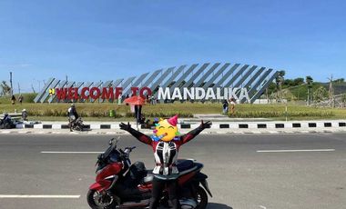 Jual tanah di MANDALIKA LOMBOK 9125m2 view sirkuit