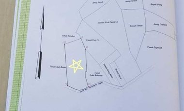 Jual tanah di MANDALIKA LOMBOK 9125m2 view sirkuit