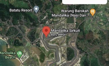 Jual tanah di MANDALIKA LOMBOK 9125m2 view sirkuit