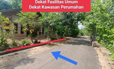 Jual Rumah strategis timur kota Wonosari Gunungkidul dekat Fasum