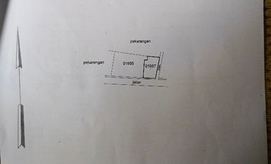 Jual Rumah strategis timur kota Wonosari Gunungkidul dekat Fasum