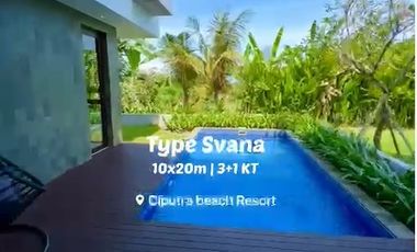 Ciputra Beach Resort Tabanan Bali Cluster Resvara View Laut