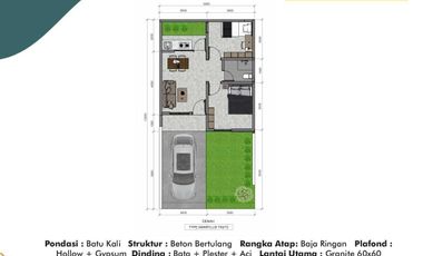 Rumah Kota Cilacap Perumahan Modern Pembayaran Mudah, Syariah, KPR