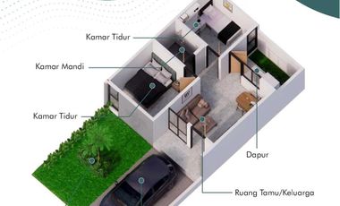 Rumah Kota Cilacap Perumahan Modern Pembayaran Mudah, Syariah, KPR