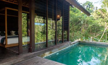 VILLA UBUD MEWAH DALAM KOMPLEKS VIEW JUNGLE