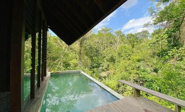 VILLA UBUD MEWAH DALAM KOMPLEKS VIEW JUNGLE