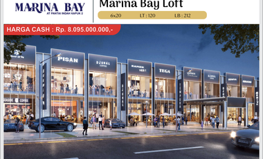 Rukan Marina Bay 2 Lantai Mezzanine & High Ceiling di PIK 2