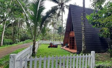 Villa Kayu Tanah Luas Dkt Air Terjun, Perbukitan, Alam Pedesaan