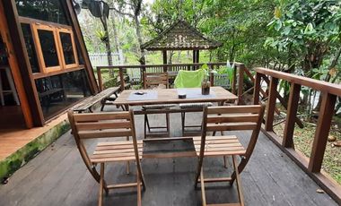 Villa Kayu Tanah Luas Dkt Air Terjun, Perbukitan, Alam Pedesaan