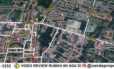 rumah mewah 2lt type 650/1200m2 di loktabat selatan