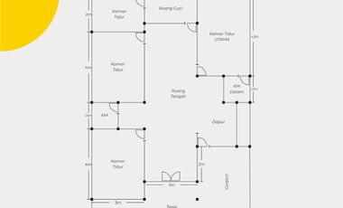Rumah Asri Patran Regency B2. Area Banyu Raden - Gamping