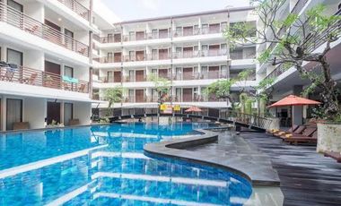 Dijual hotel bintang 4 modern hanya 5 menit ke pantai di Kuta