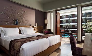 Dijual hotel bintang 4 modern hanya 5 menit ke pantai di Kuta