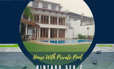 Rumah Furnished, Bagus Dan Luas engan Private Swimming Pool