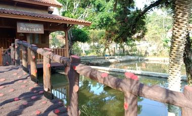 Villa Asri Tanah Luas Plus Kolam Ikan di Bojong Purwakarta