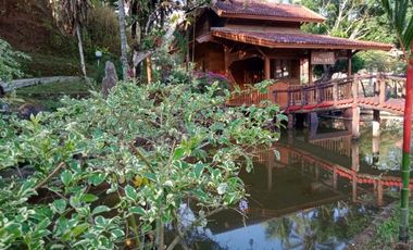 Villa Asri Tanah Luas Plus Kolam Ikan di Bojong Purwakarta