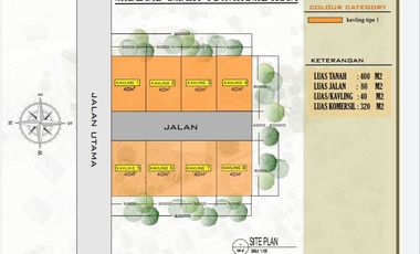 Townhouse 2 lantai lokasi dekat trade mall koja