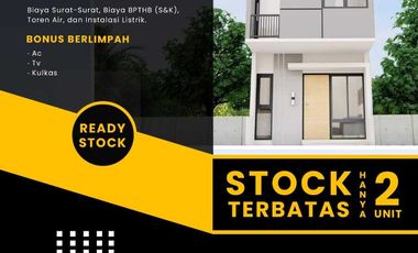 Rumah Minimalis 2 lantai lokasi dekat suntermall dan stadion jis