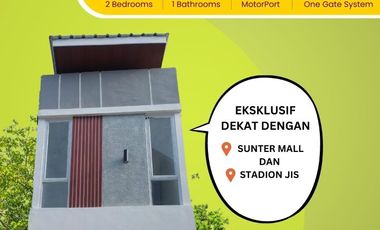 Rumah 2 lantai lokasi strategis dekat stadion dan mall jakarta utara