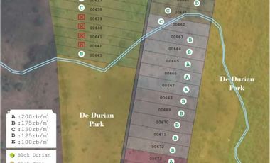 Tanah Kapling Perkebunan Durian di Jombang, Jawa Timur