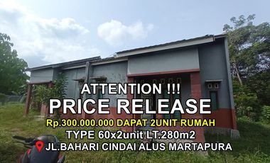 diskon 10.10 300juta dapat 2unit rumah type 60 HOOK