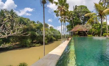 Riverfront luxury villa for sale in Beraban, Tabanan-Bali