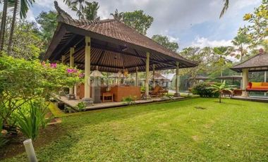 Riverfront luxury villa for sale in Beraban, Tabanan-Bali