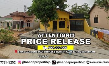 rumah siap huni 5 kamar tidur di griya lambung mangkurat gubernuran