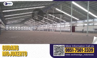 Warehouse for Rent in Gempol, Industrial Permit, near Sidoarjo, with Loading Dock
