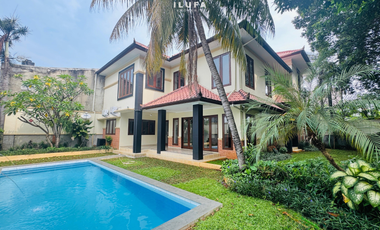 Disewakan rumah asri dalam compound back yard luas area kemang