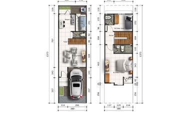 Rumah Baru Minimalis daerah Cempaka Putih Timur