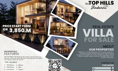 hanya 10 unit villa dijual lokasi Jimbaran view