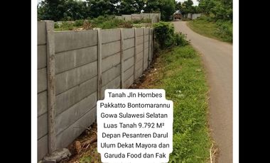 Trn harga jl Hombes Pakkatto Gowa Sulawesi Selatan  LT 9.792