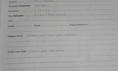 DIJUAL TANAH LOKASI SANGAT STRATEGIS DI PINGGIR JALAN RAYA