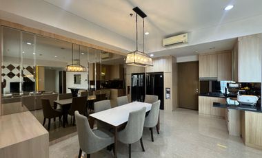 FOR RENT 3 BEDROOM FULLY FURNISHED RESORT APARTMENT IN SOUTH JAKARTA