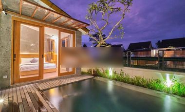 Villa Baru tropical modern minimalis view sawah di Ubud