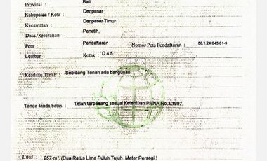 Rumah besar dan kokoh di penatih dentim