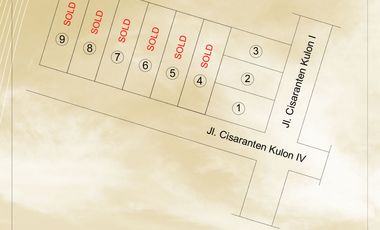 Jual Rumah Cisaranten, Bandung, SHM.