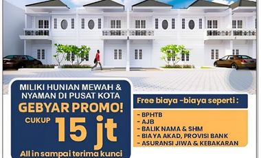 15 juta Allin Townhouse Baru Dekat Hotel Amaris Demang