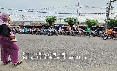Jual stand/toko lokasi pasar balong panggang gresik