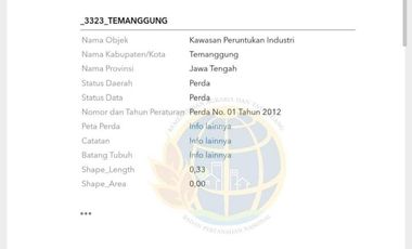 TANAH STRATEGIS 3,5H AKSES TRONTON ZONA INDUSTRI KRANGGAN TEMANGGUNG