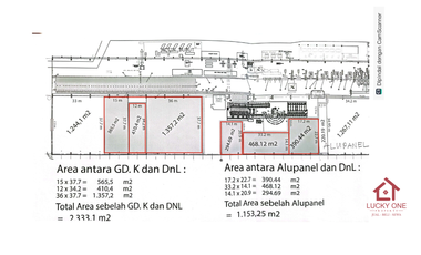 DISEWAKAN – AREA PERGUDANGAN, TAMBUN BEKASI TIMUR